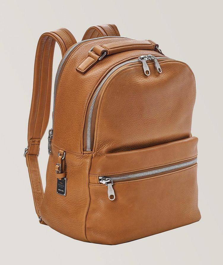 Runwell Natural Grain Leather Backpack image 1