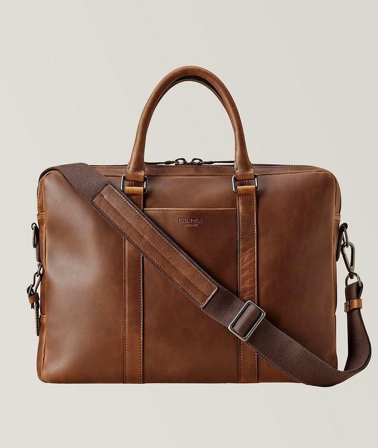 Leather Navigator Briefcase image 0