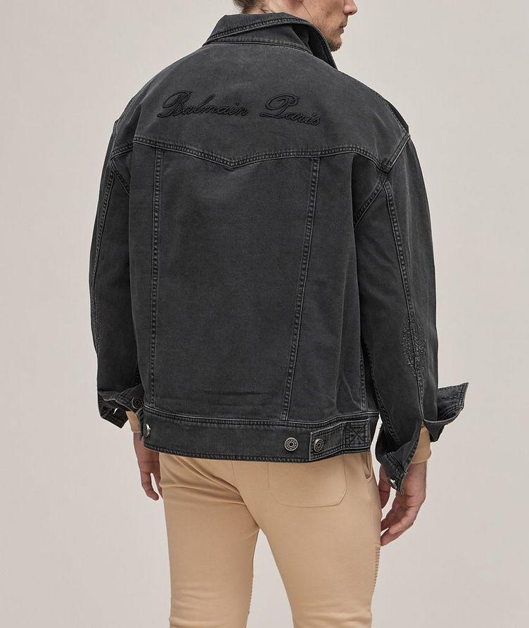 Worn-Effect Denim Jacket image 2