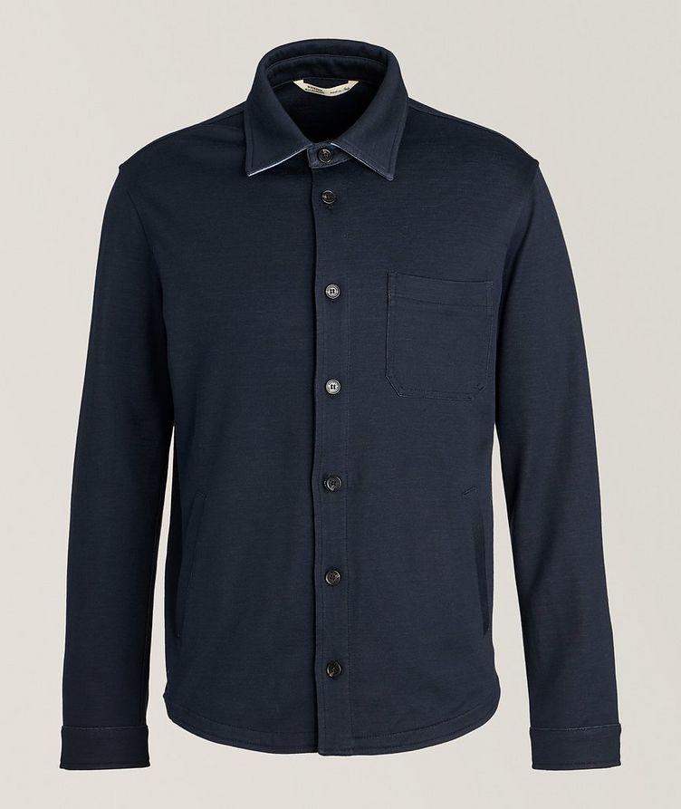 Jersey Silk-Cotton Overshirt image 0