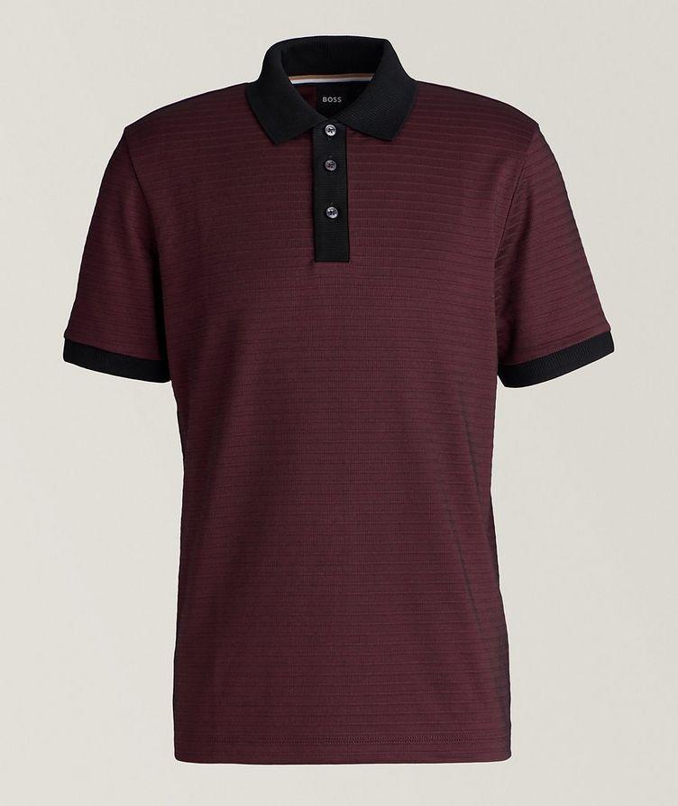 Ottoman Knit Cotton-Blend Polo image 0