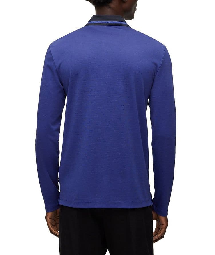 Pleins Long-Sleeve Cotton-Blend Polo image 2