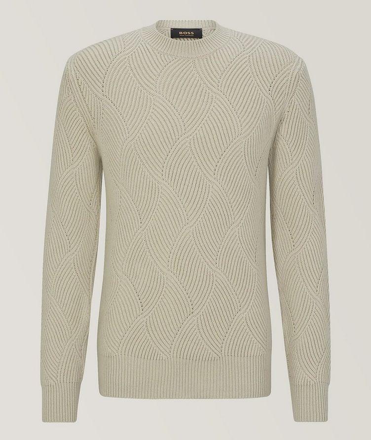 Geometric Virgin Wool-Cashmere Sweater image 0