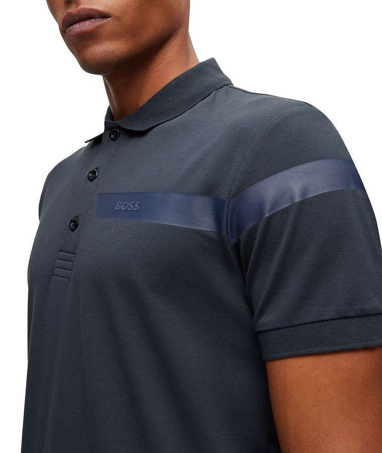 Slim-Fit Striped Logo Cotton-Blend Polo image 3