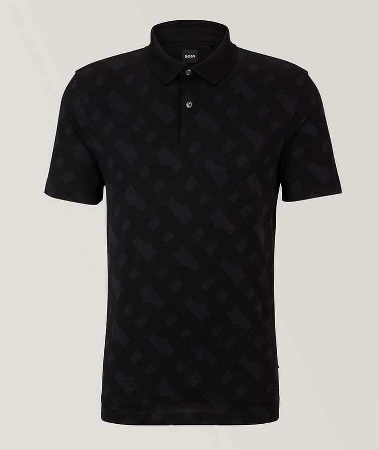 Monogram Jacquard Cotton Polo  image 0