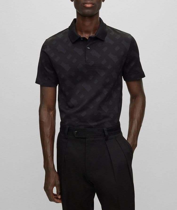 Monogram Jacquard Cotton Polo  image 1