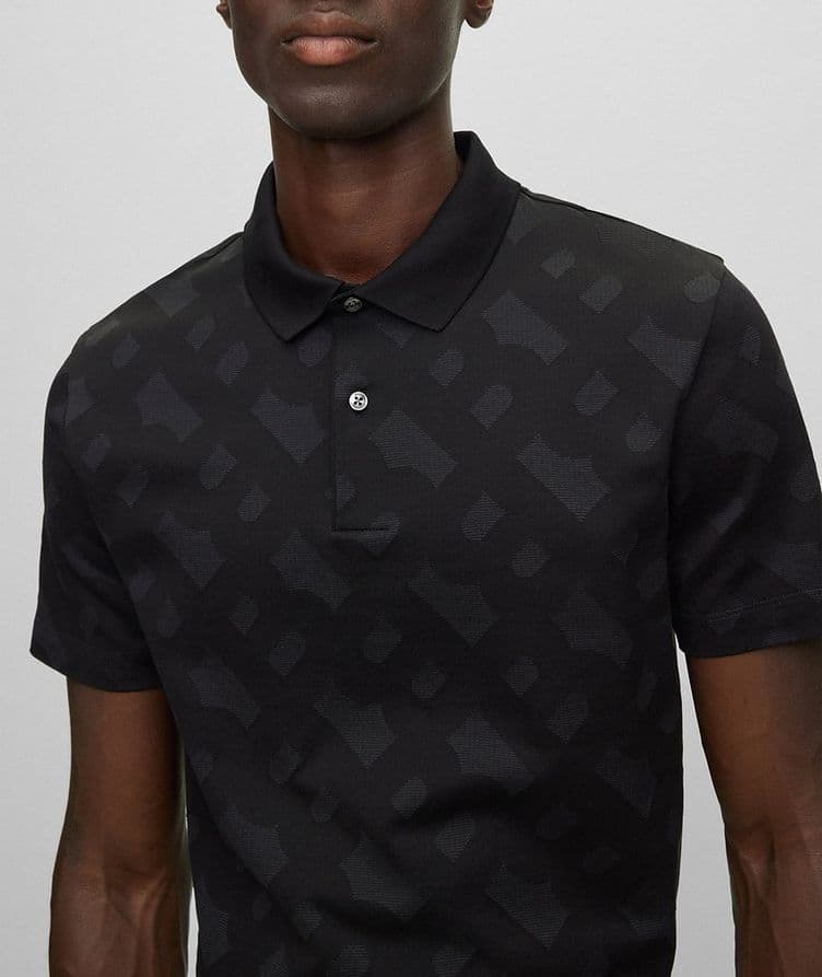 Monogram Jacquard Cotton Polo  image 3