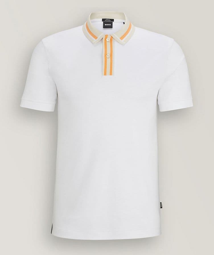 Polo en coton mercerisé, collection écoresponsable image 0