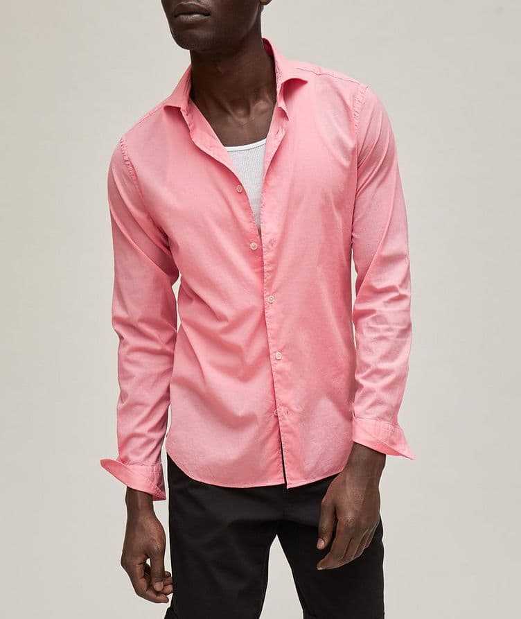 Sean Panamino Stretch-Cotton Shirt image 1