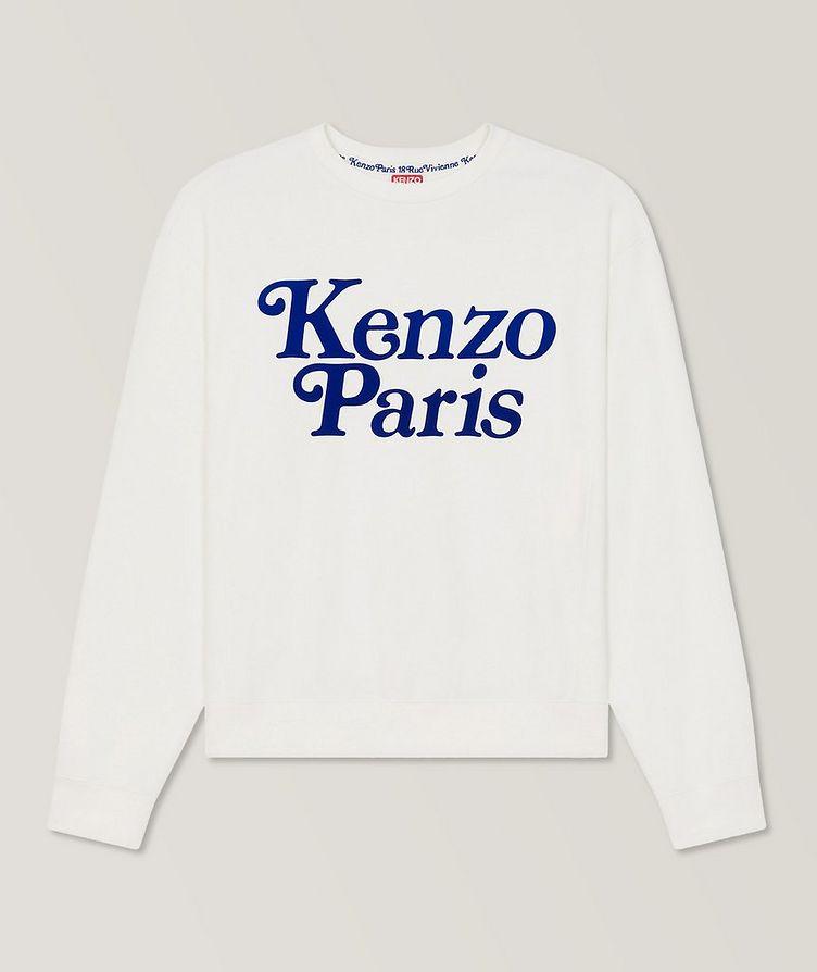 Verdy Collaboration Printed Logo Cotton Crewneck Sweatshirt image 0