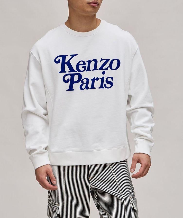 Verdy Collaboration Printed Logo Cotton Crewneck Sweatshirt image 1