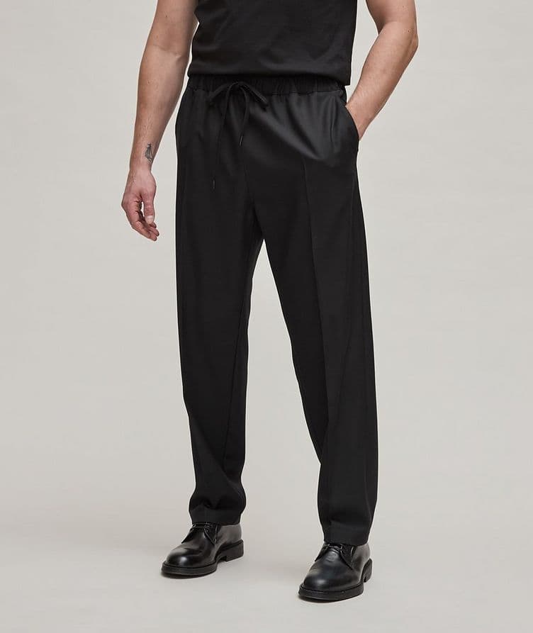 Wool-Blend Pleated Pants  image 1