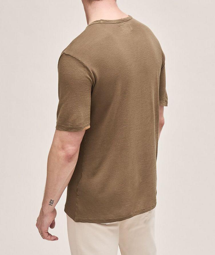 Garment Dyed Lyocell-Linen T-Shirt  image 2