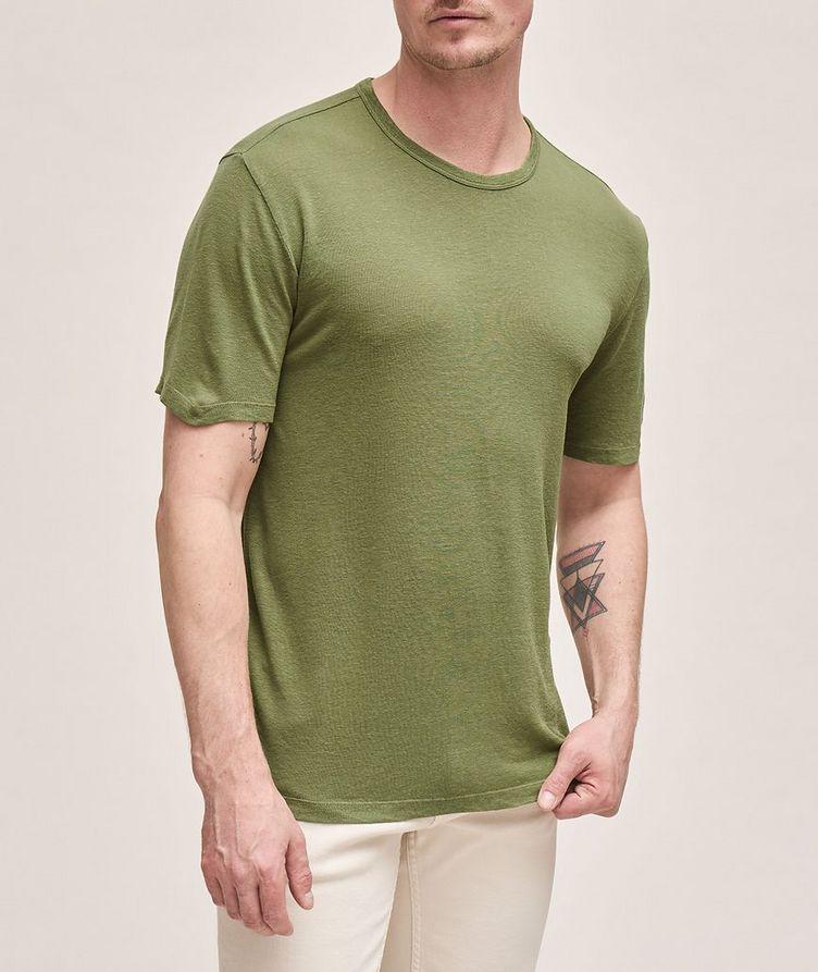 Garment Dyed Lyocell-Linen T-Shirt  image 1