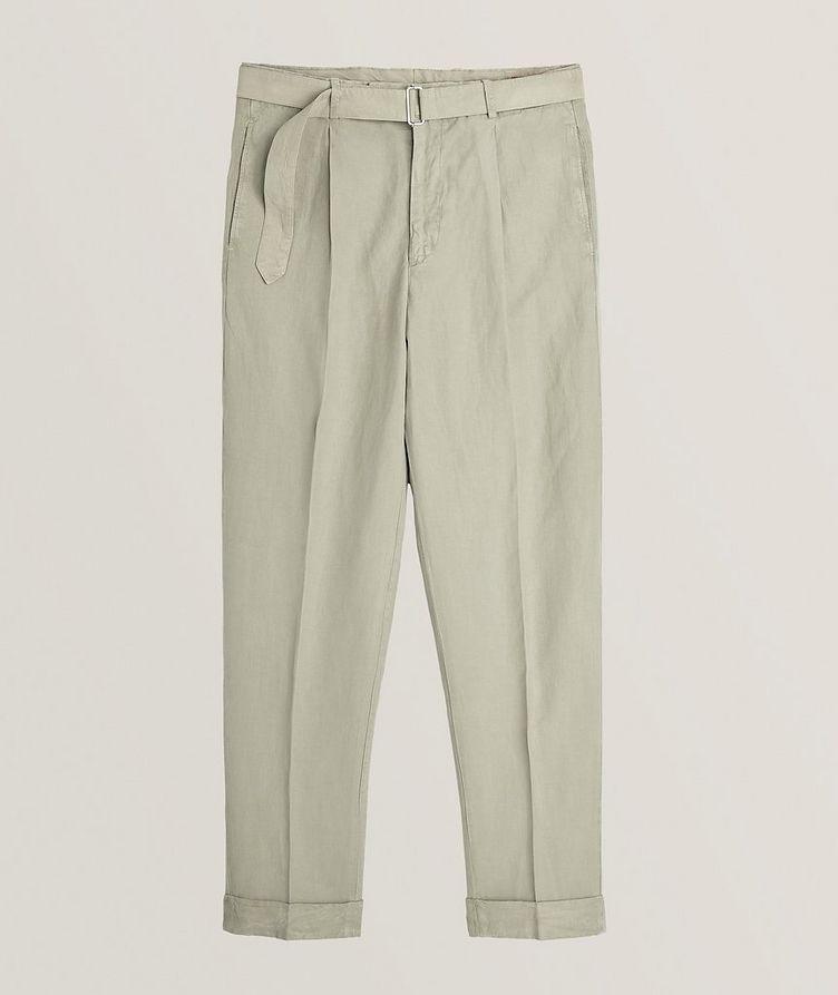 Hugo Pleated Garment-Dyed Lyocell-Blend Pants image 0