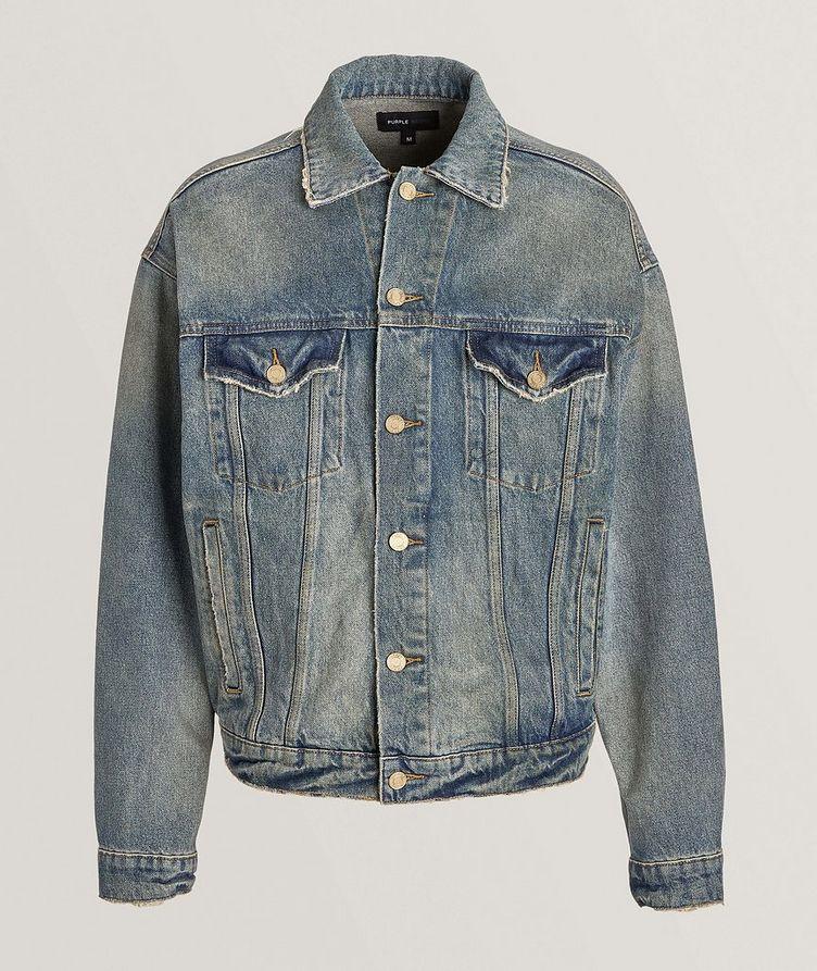 P027 Lived-in Effect Cotton Denim Jacket  image 0