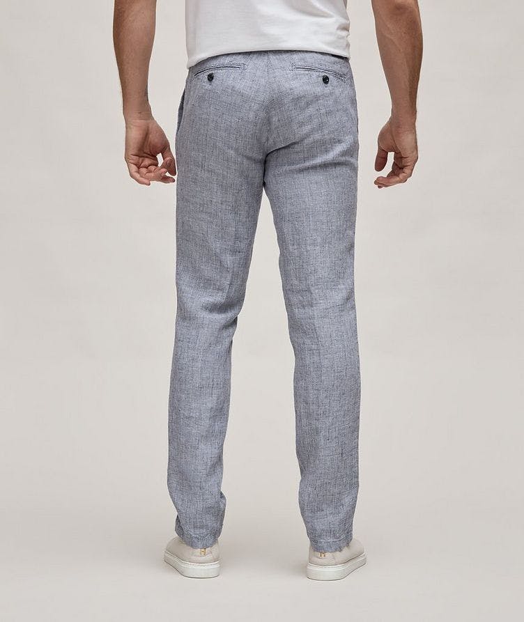 Felix Micro Check Linen Pants image 3