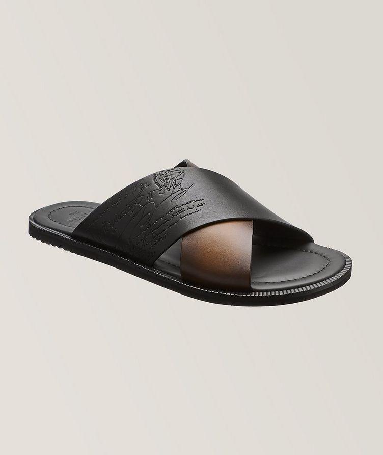 Sifnos Scritto Leather Sandal image 0