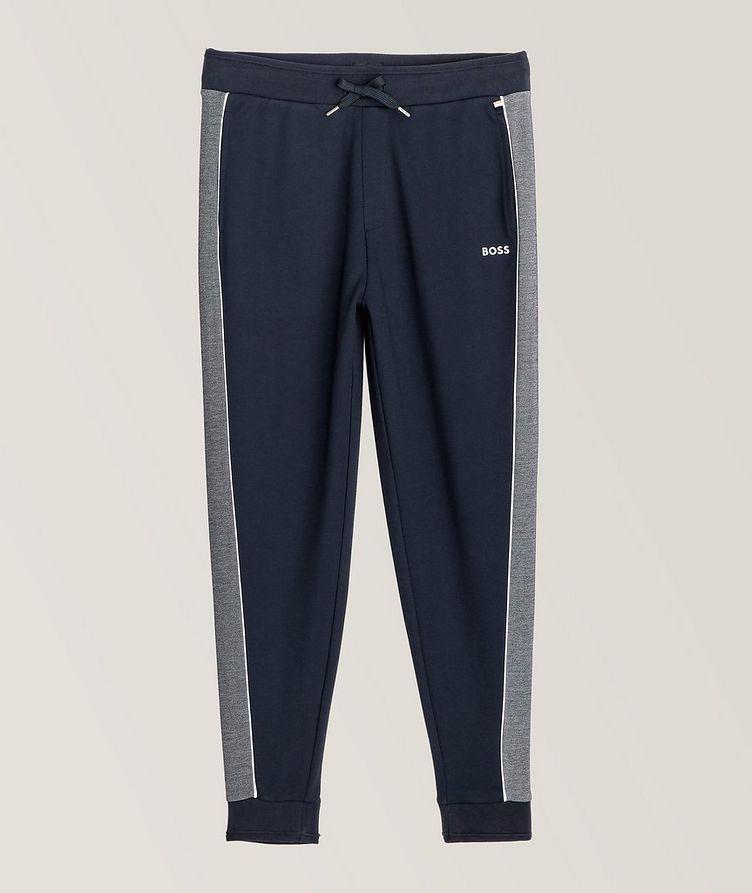 Contrast Panel Cotton-Blend Trackpants image 0