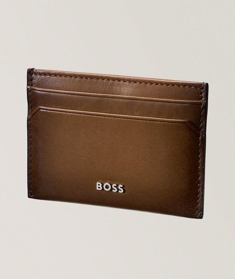 Logo Plaque Leather Cardholder image 0