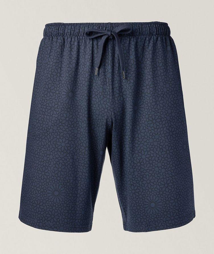 Geometric Micro Modal Jersey Shorts image 0