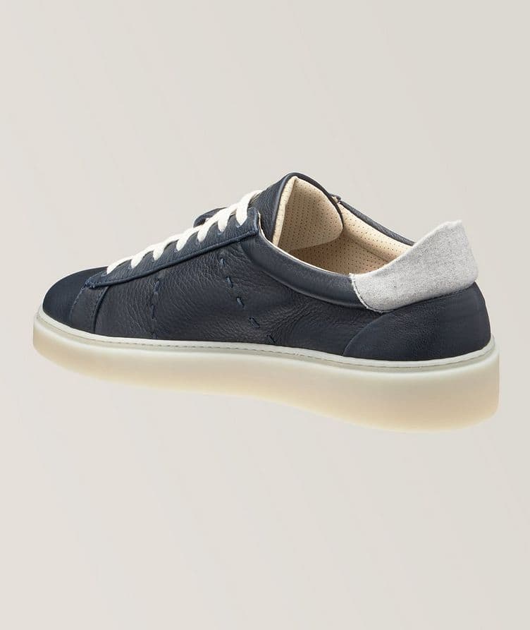 Pick Stitched Leather Sneakers image 1