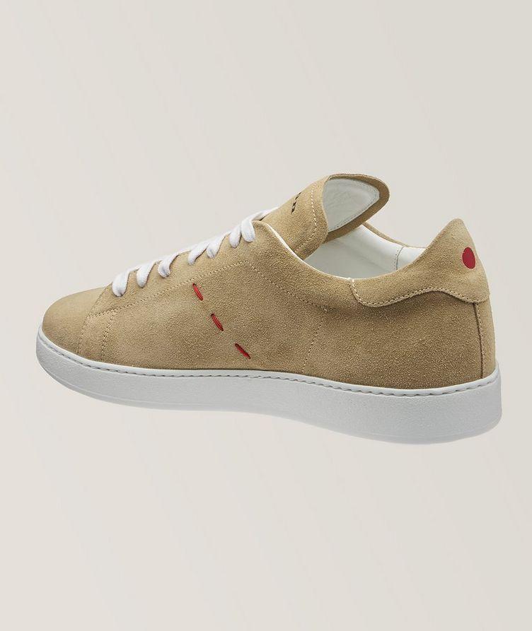 Suede Pick Stitch Sneakers image 1