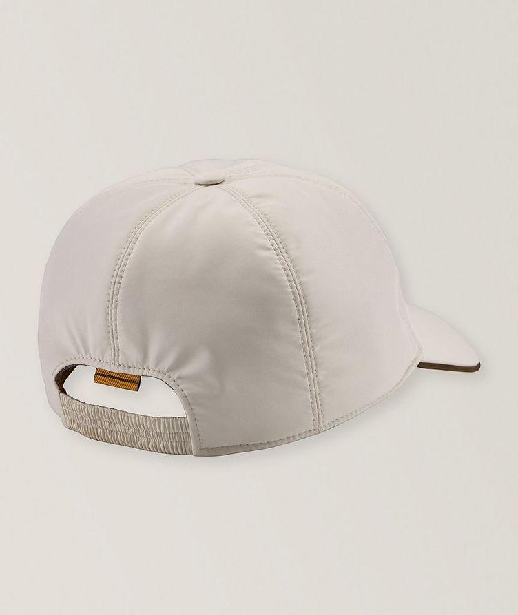 Metallic Logo Plaque Nylon Baseball Cap image 1