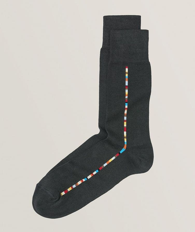 Vittore Multi Cotton-Blend Dress Socks image 0