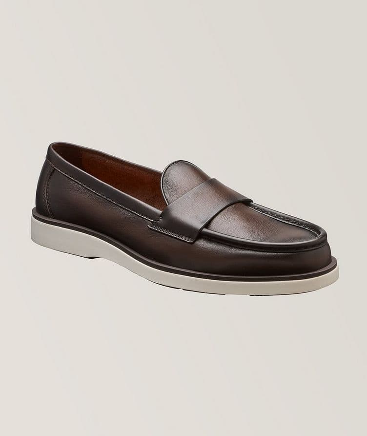 Detroit Burnished Leather Loafers image 0