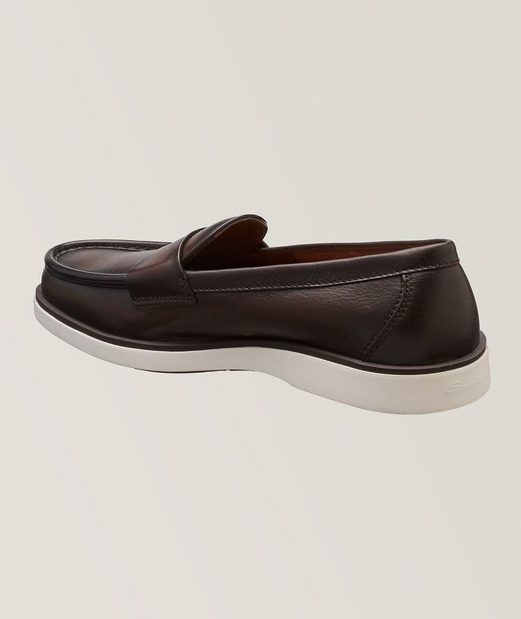 Detroit Burnished Leather Loafers image 1