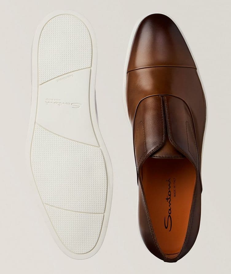 Atlantis Cap Toe Leather Loafers image 4