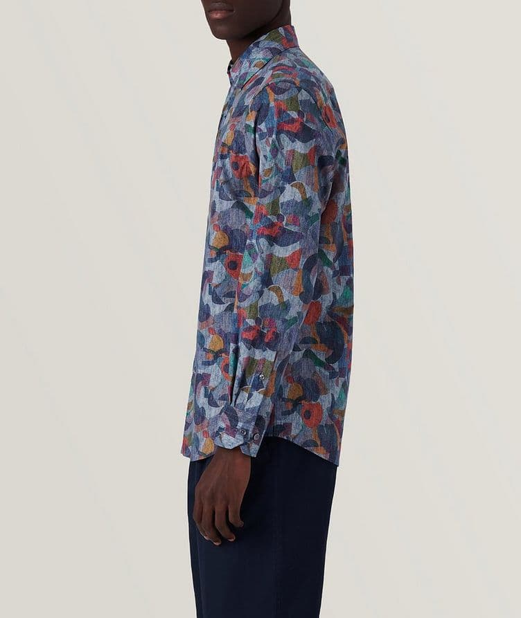 Julian Abstract Stretch-Cotton Sport Shirt image 3