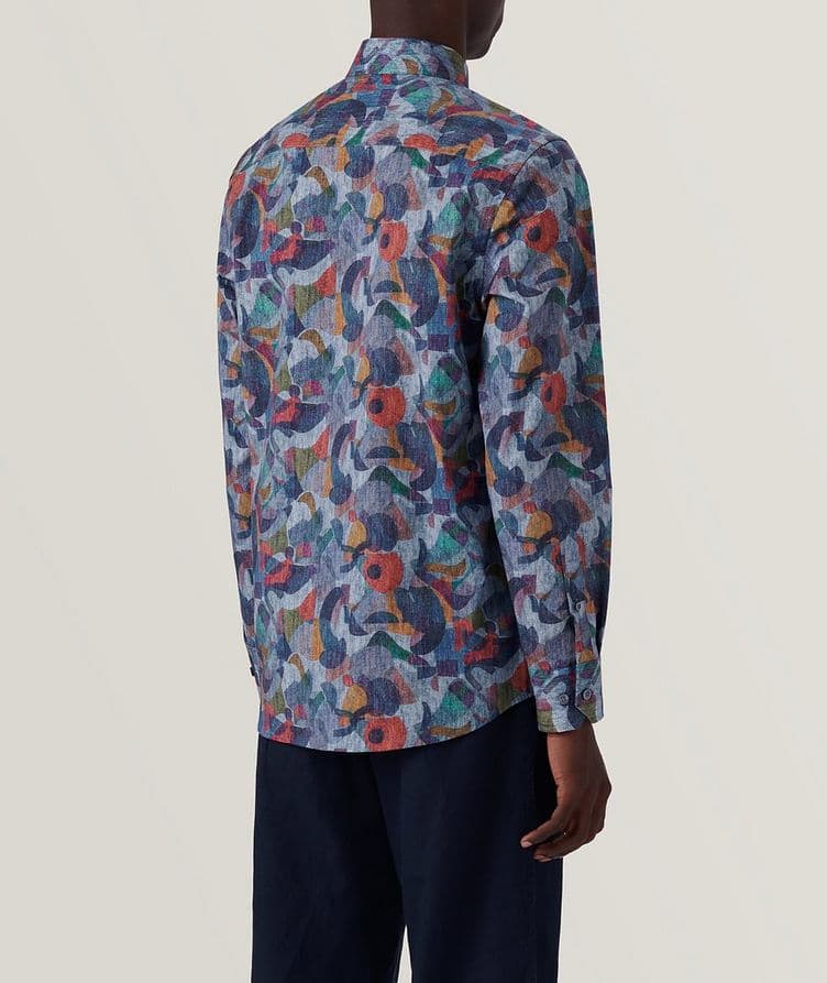 Julian Abstract Stretch-Cotton Sport Shirt image 4