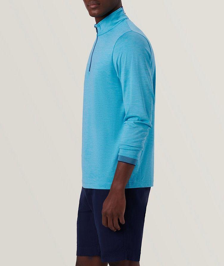 Solid Quarter Zip Pullover image 3