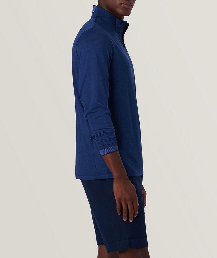 Solid Quarter Zip Pullover image 3