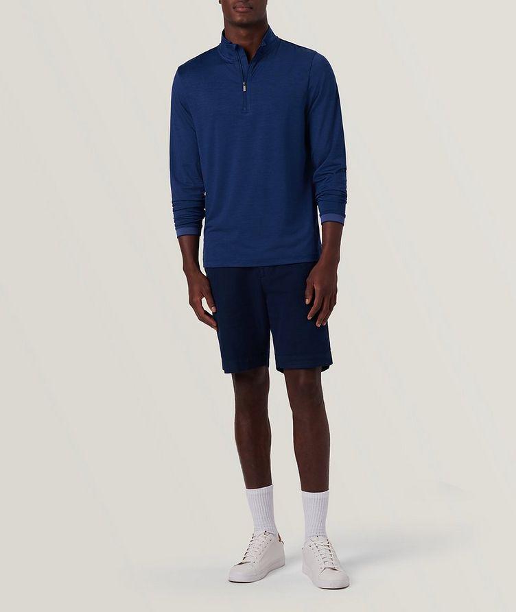 Solid Quarter Zip Pullover image 5