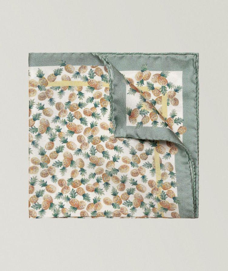 Pineapple Silk Pocket Square image 0