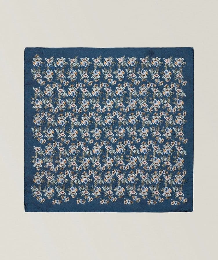 Floral Silk Pocket Square image 1