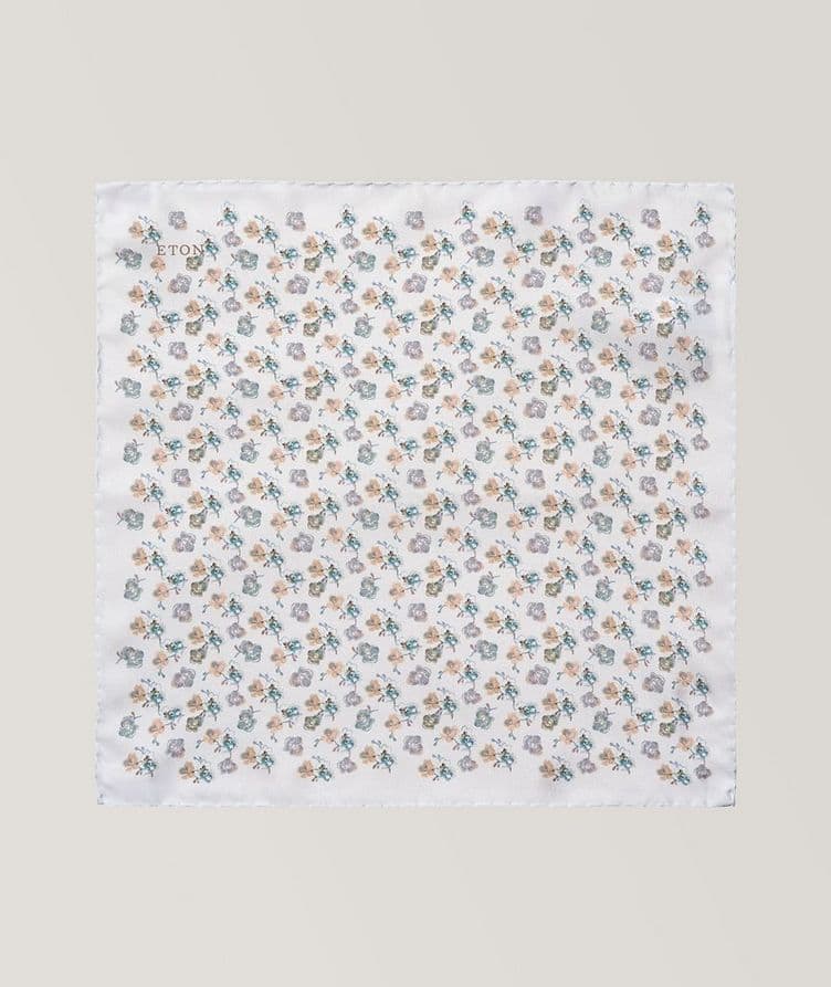 Floral Silk Pocket Square  image 1