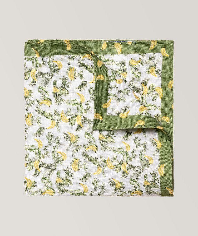 Banana Linen Pocket Square  image 0