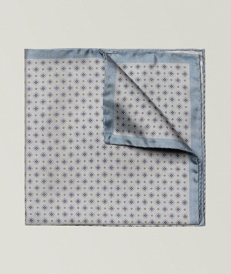 Floral Silk Pocket Square  image 0