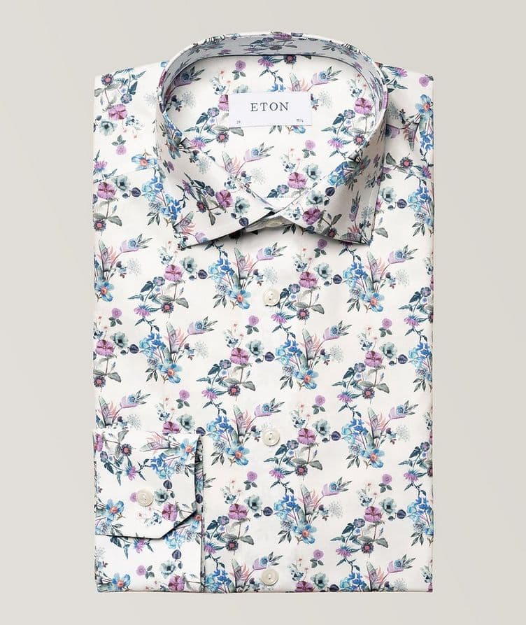 Slim Fit Floral Print Shirt image 0