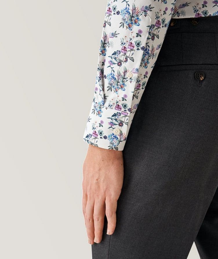 Slim Fit Floral Print Shirt image 2