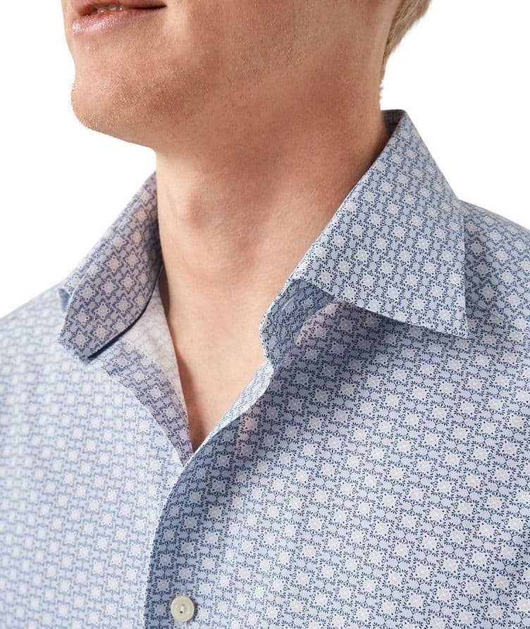 Micro Check Signature Twill Dress Shirt image 1