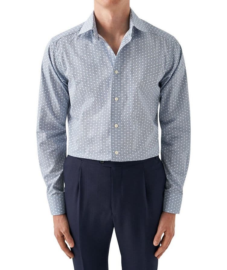 Micro Check Signature Twill Dress Shirt image 2