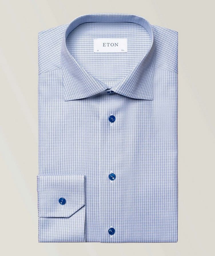 Micro Check Signature Twill Dress Shirt image 0