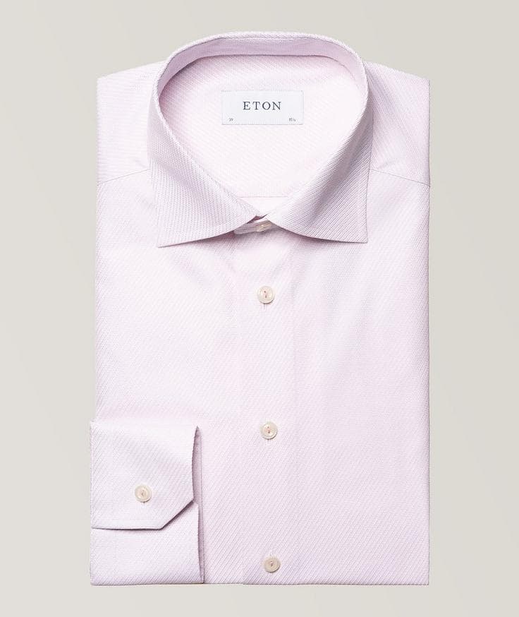 Eton Chemise en coton façonné