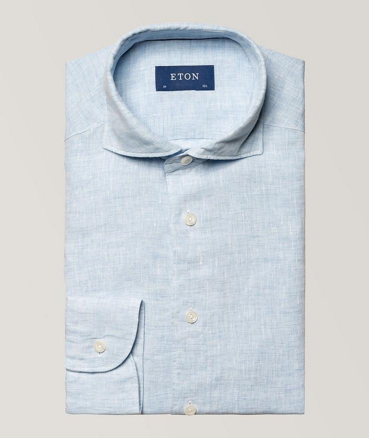 Eton Contemporary-Fit Linen Shirt