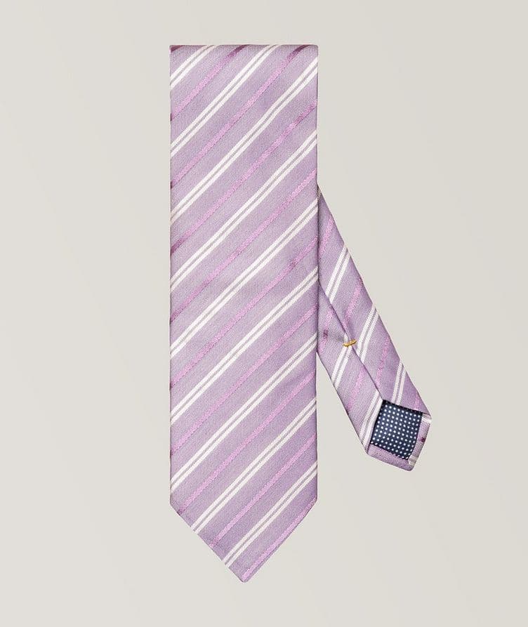 Striped Silk Tie image 0